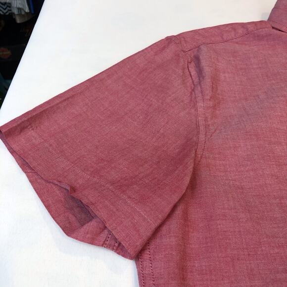 Mens Tommy Hilfiger Red Short Sleeve Short - Picture 9 of 16